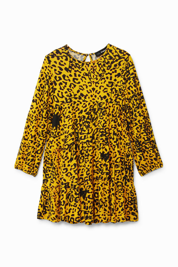Vestido trapecio leopardo | Desigual