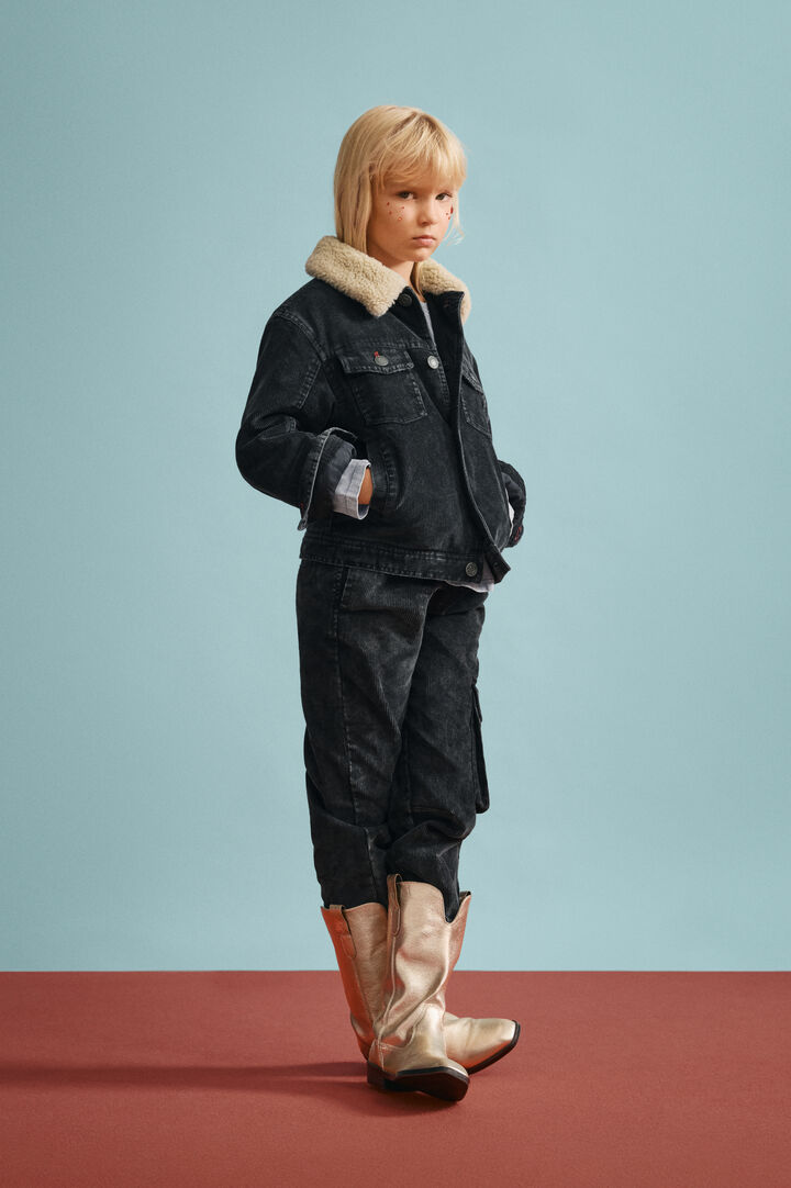 Jacket with sherpa collar | Desigual