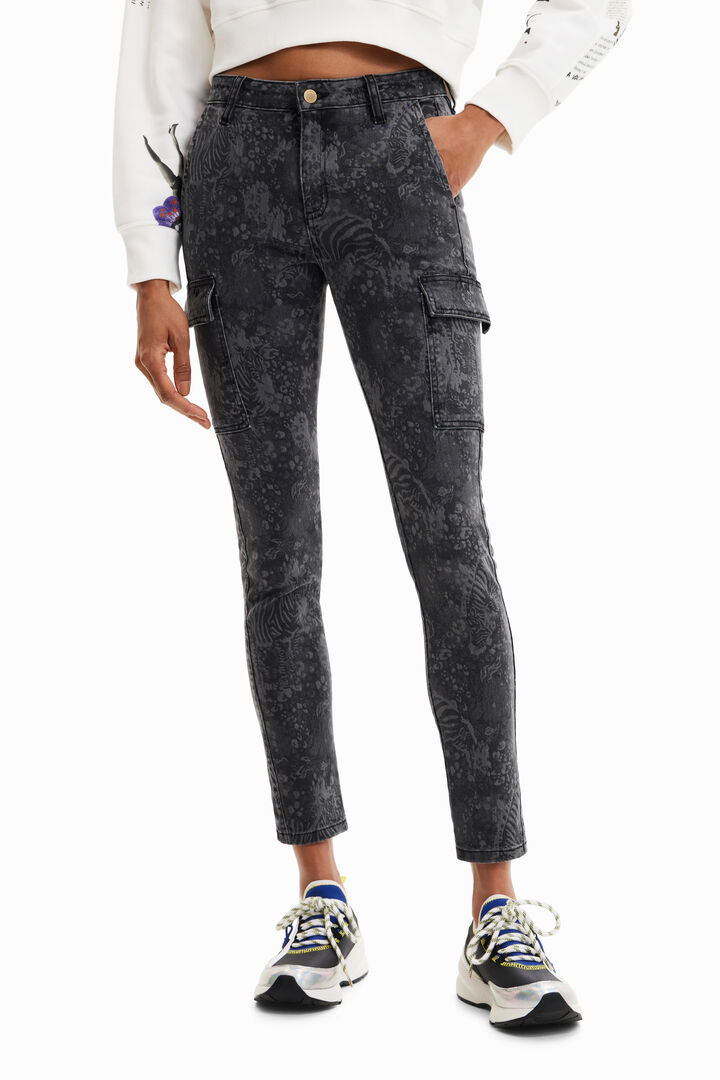 Skinny cargo jeans | Desigual