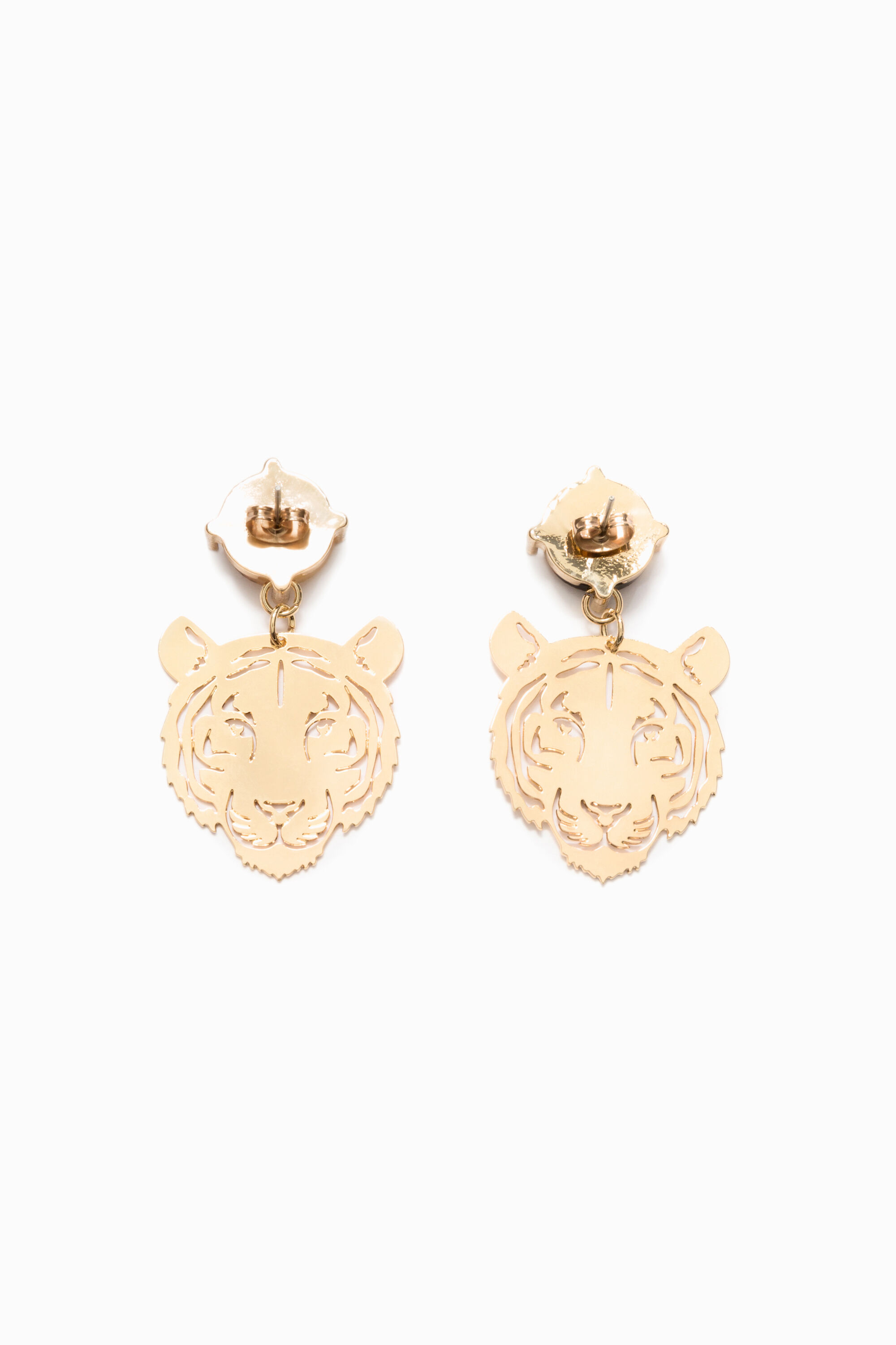 Tiger head earrings 2025