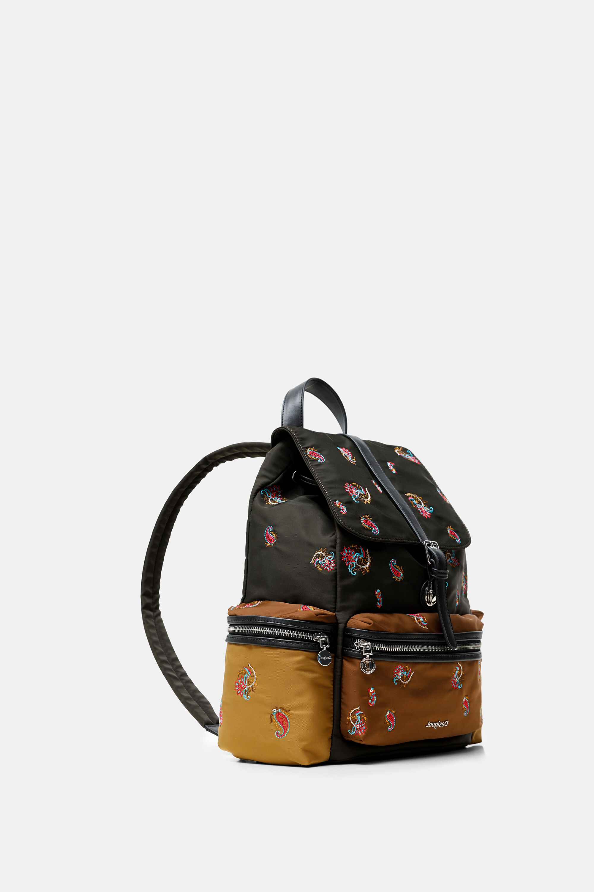 Mochila top marron desigual