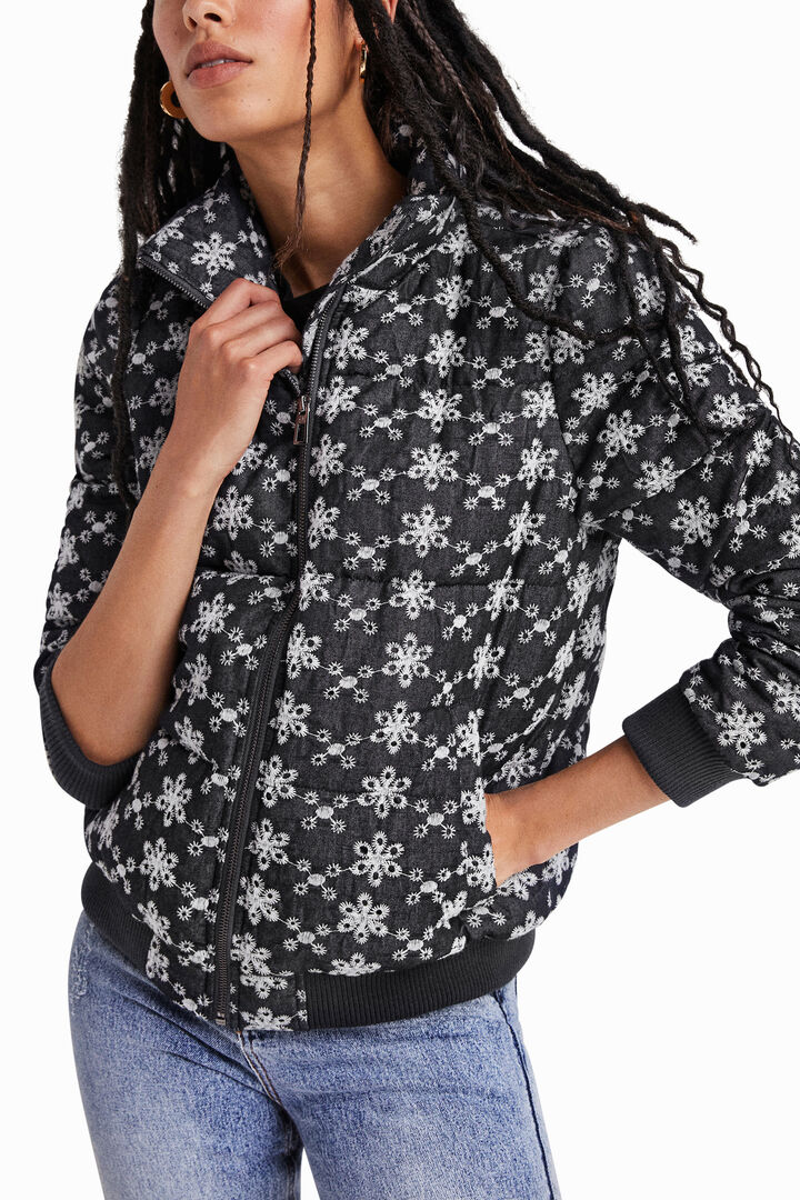 Chaqueta padded con encaje | Desigual