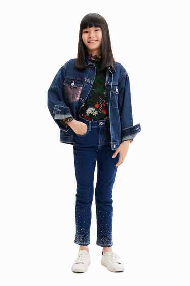 Chaqueta vaquera trucker corazón | Desigual