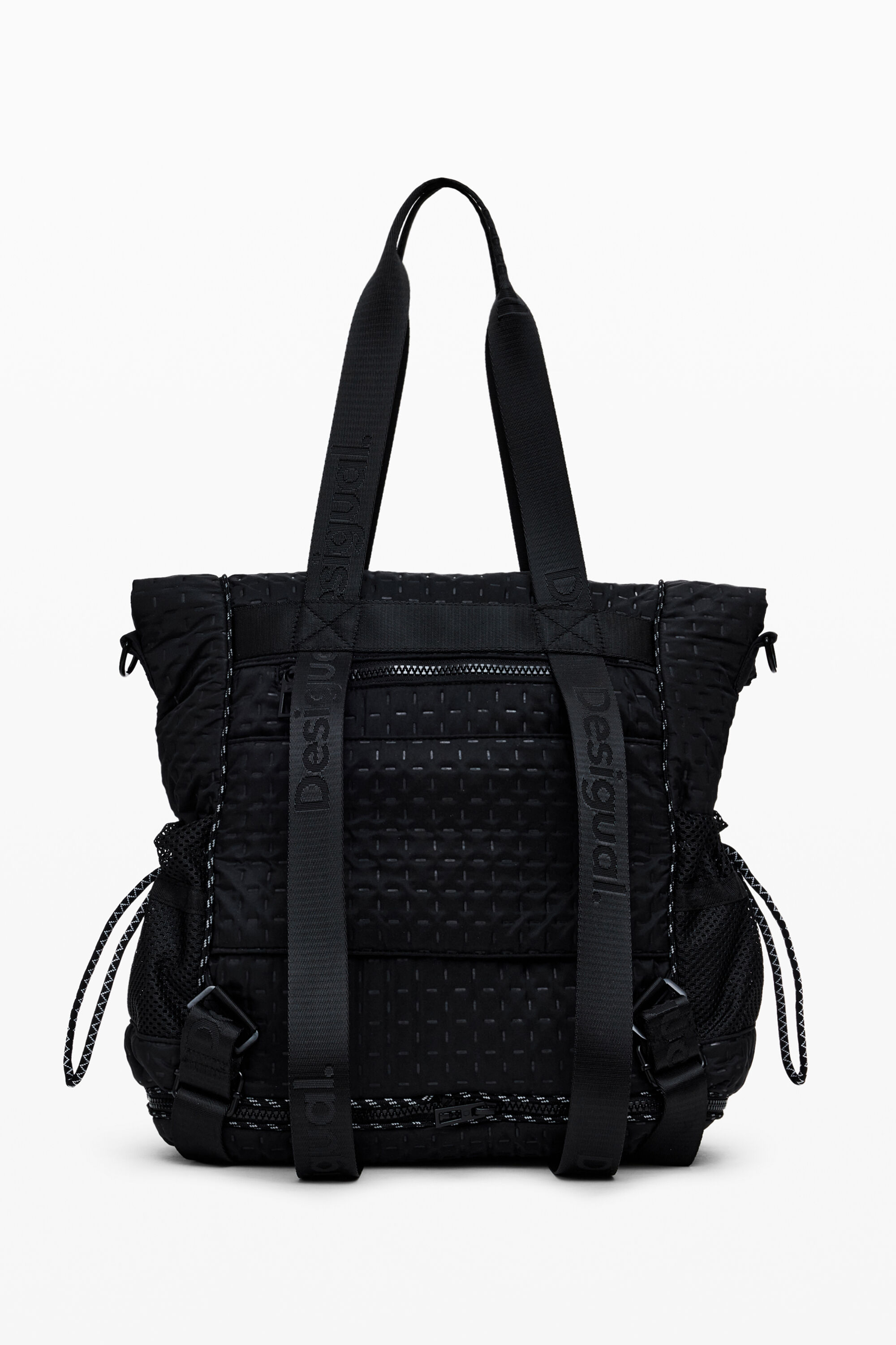 Desigual Xl Multiposition Voyager Backpack In Black