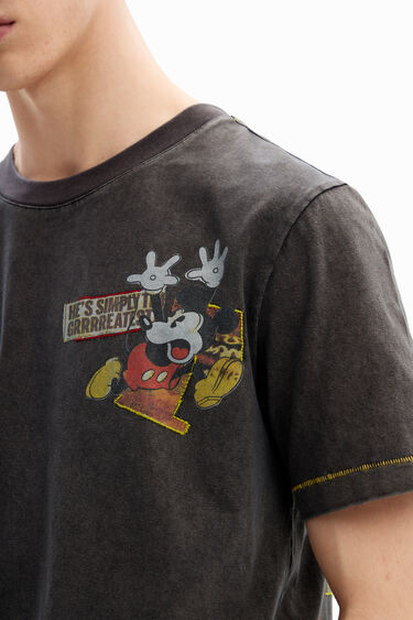 Majica Miki miška v videzu kolaža | Desigual