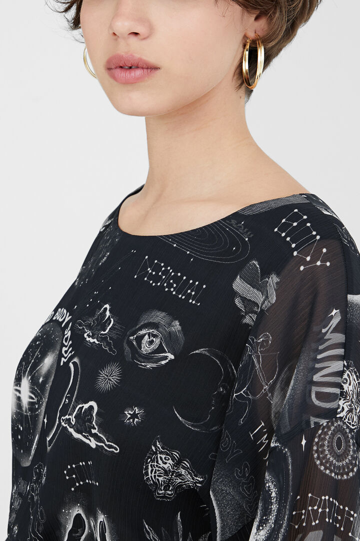 Viscose print dress | Desigual