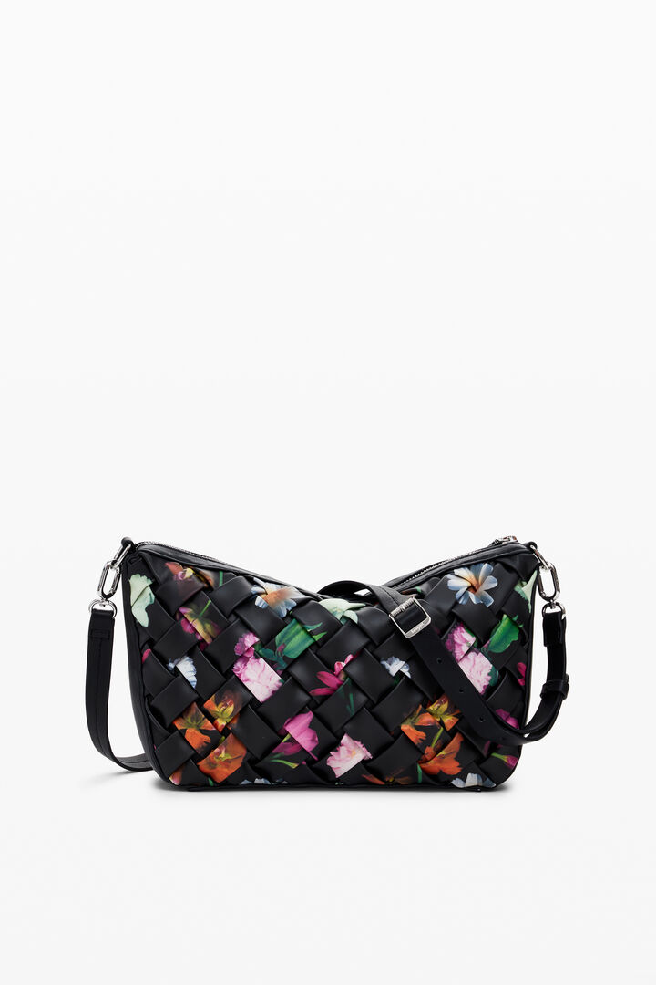 Bolso trenzado flores pequeño | Desigual