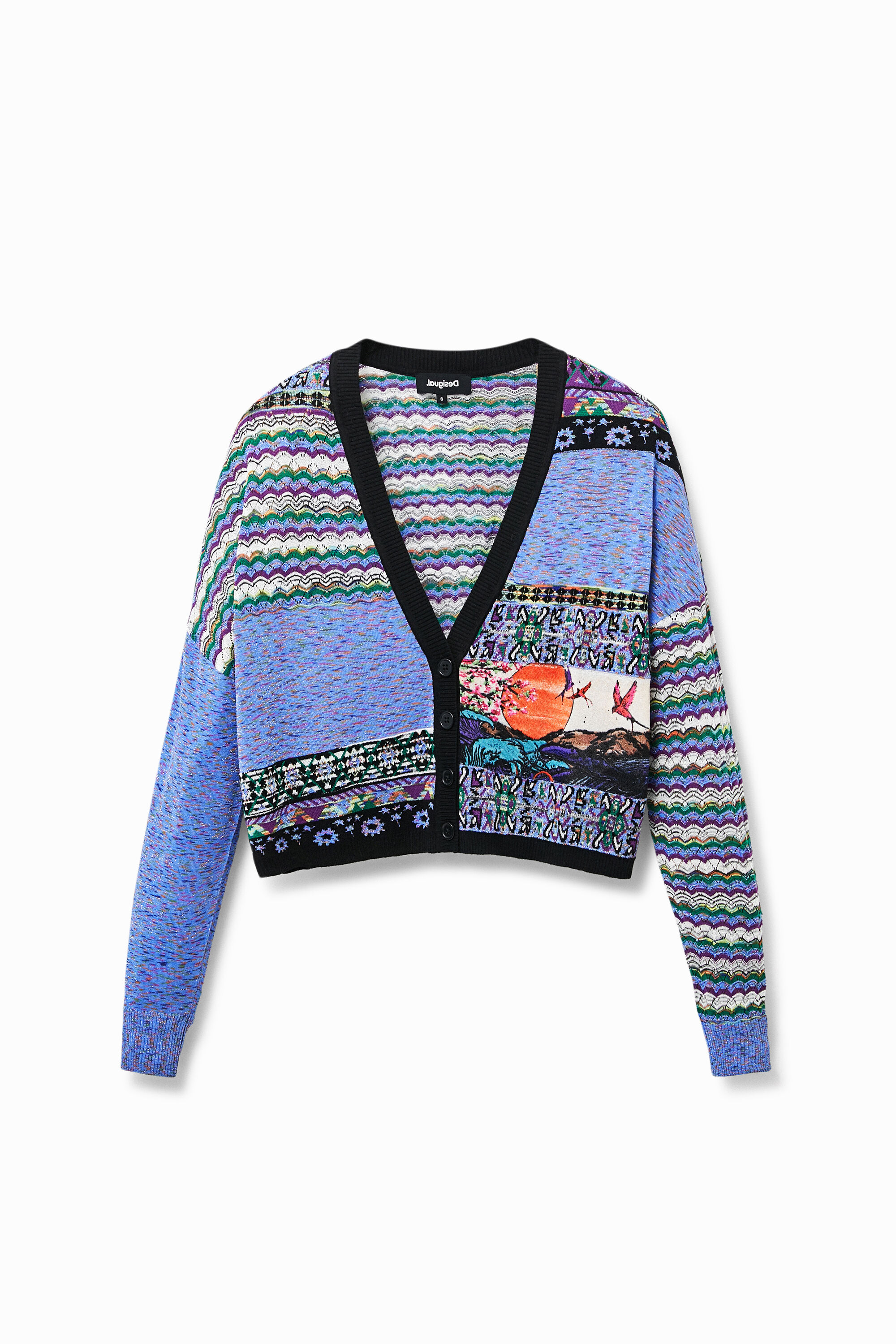 Oversized short cardigan | Desigual.com