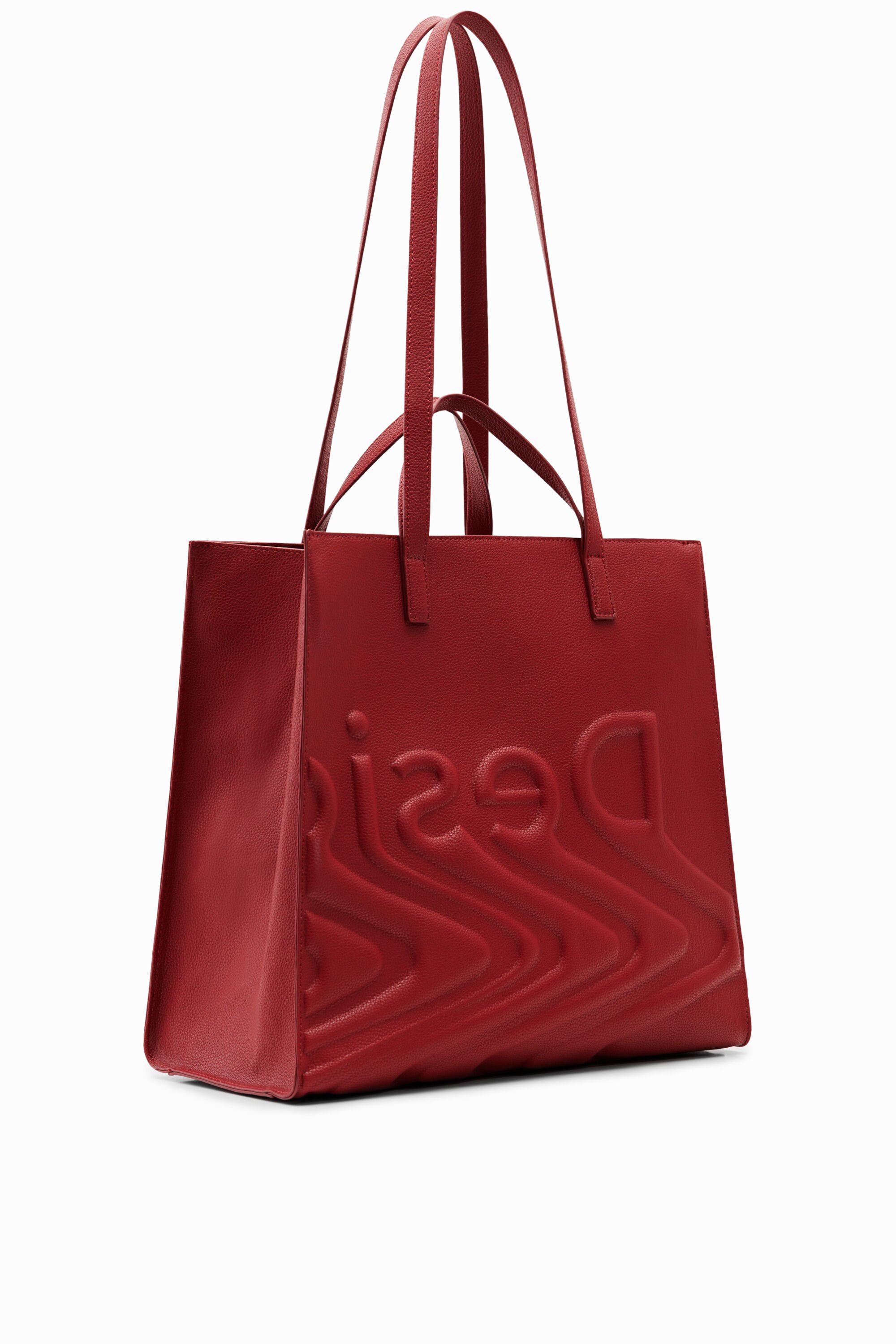 Bolso desigual rojo sales