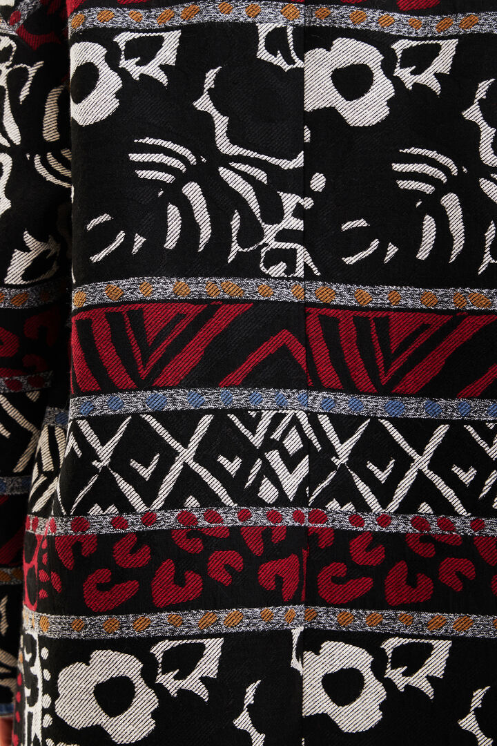 Abrigo largo étnico | Desigual