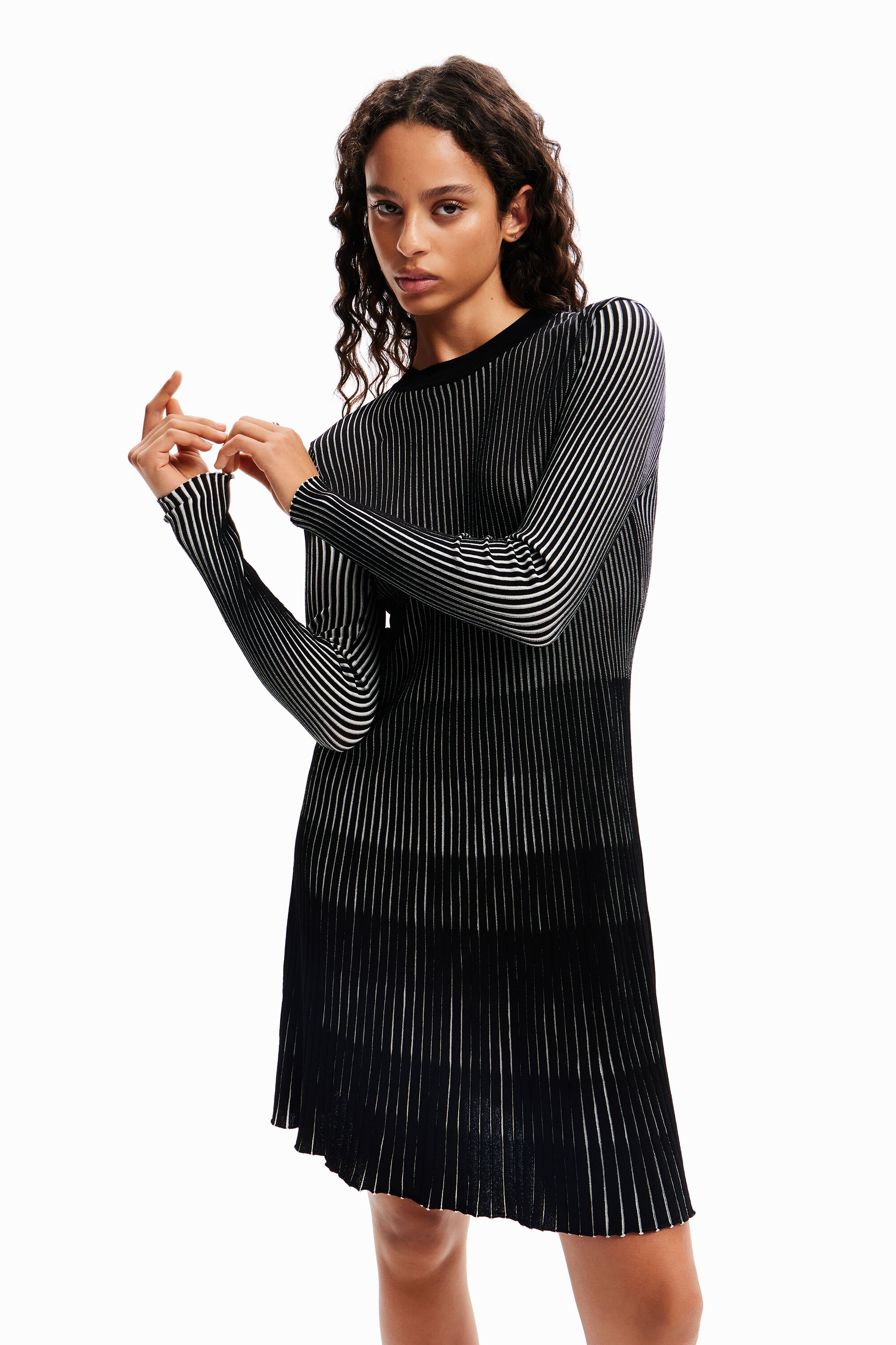 Vestido top canale corto
