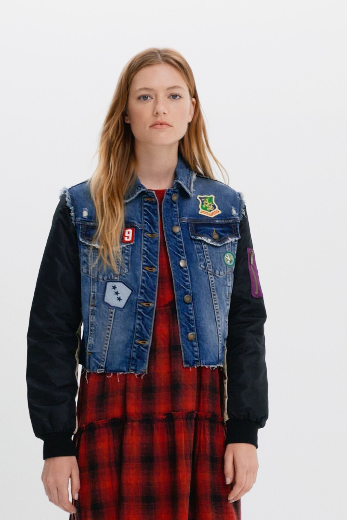Bomber di jeans hotsell