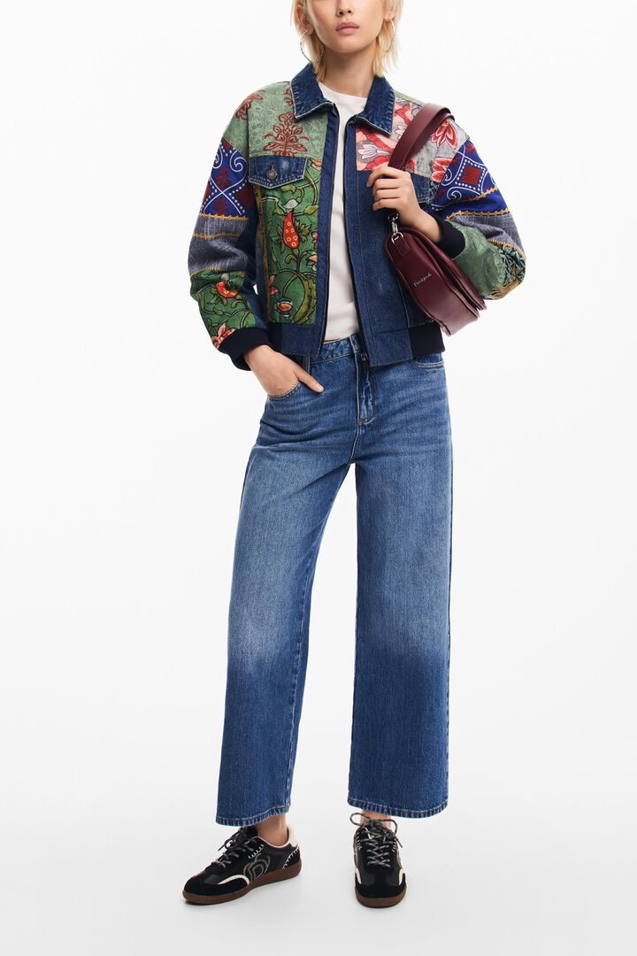 Patchwork denim jacket | Desigual