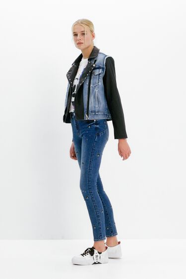 Jaqueta texana híbrida Mickey Mouse | Desigual