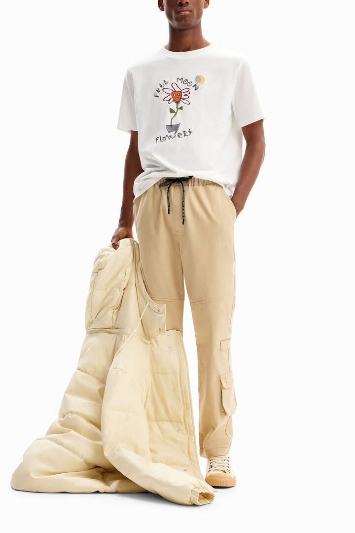 Camiseta flor luna | Desigual