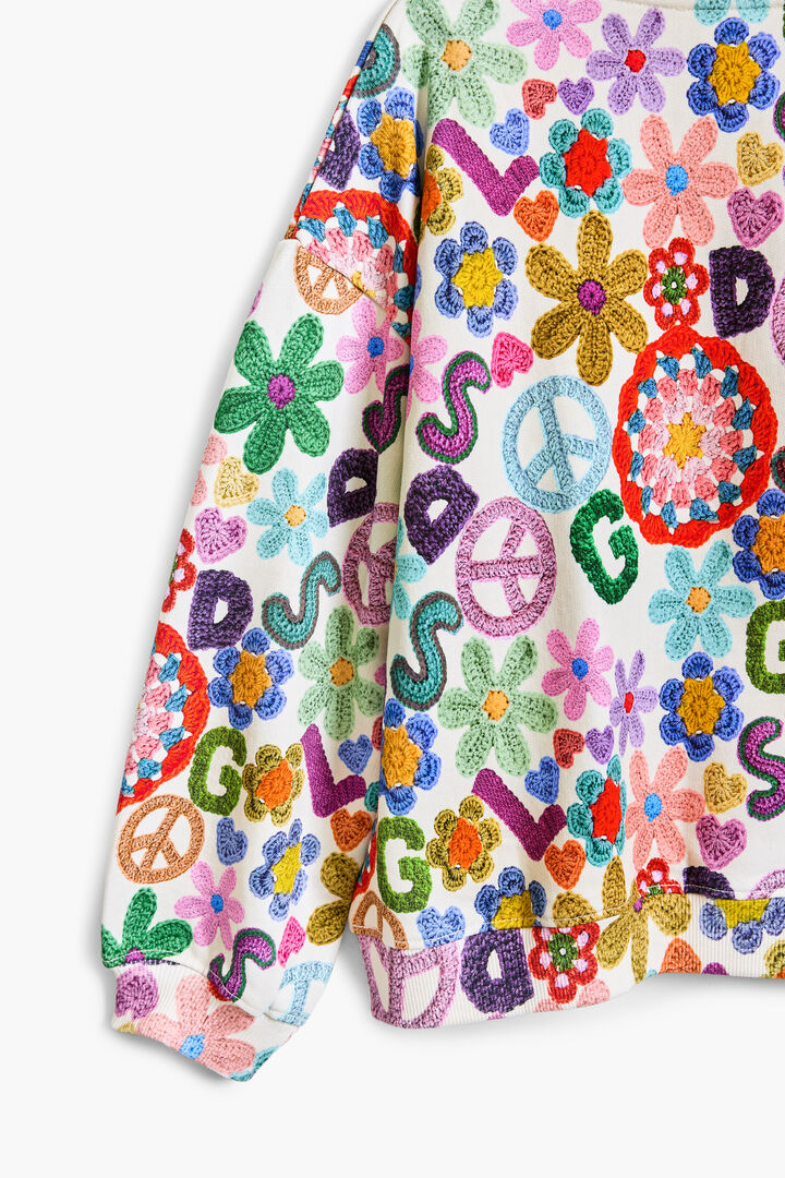 Hippie print sweatshirt | Desigual