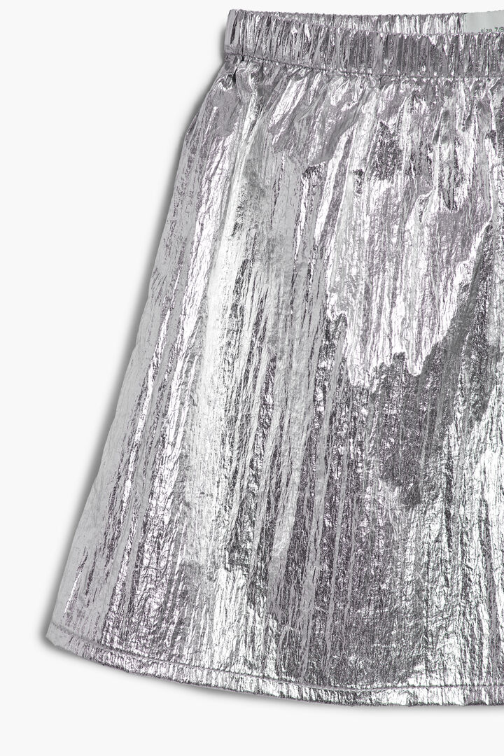 Falda corta metalizada | Desigual