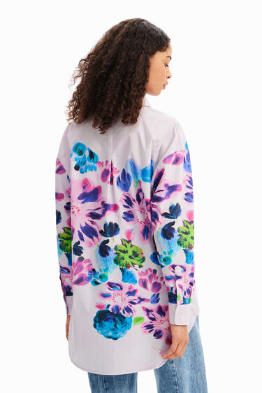 Camisa oversize floral M. Christian Lacroix | Desigual