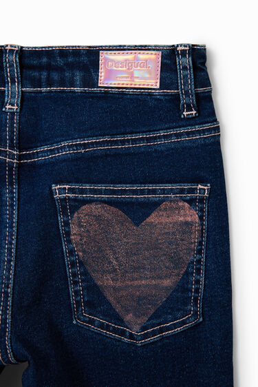 Rhinestone flare jeans | Desigual