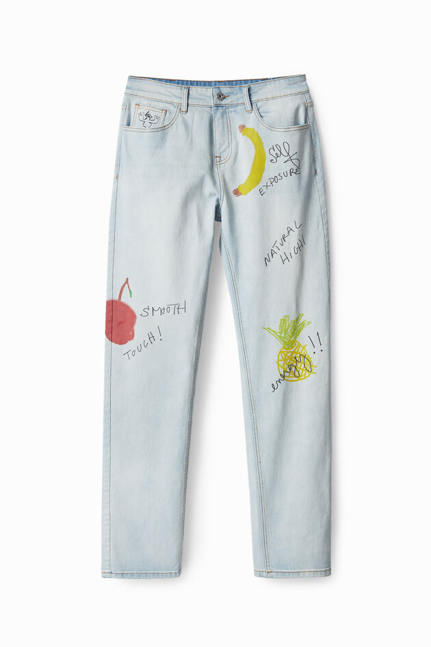 Fruit ankle jeans