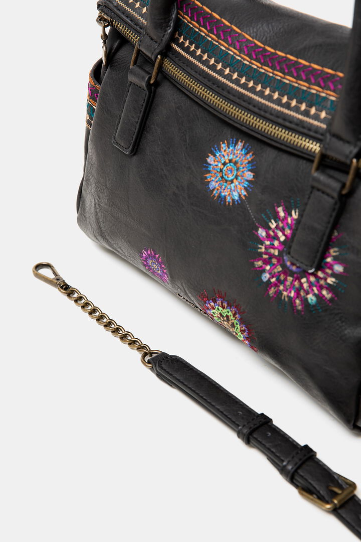 Embroidered briefcase bag | Desigual