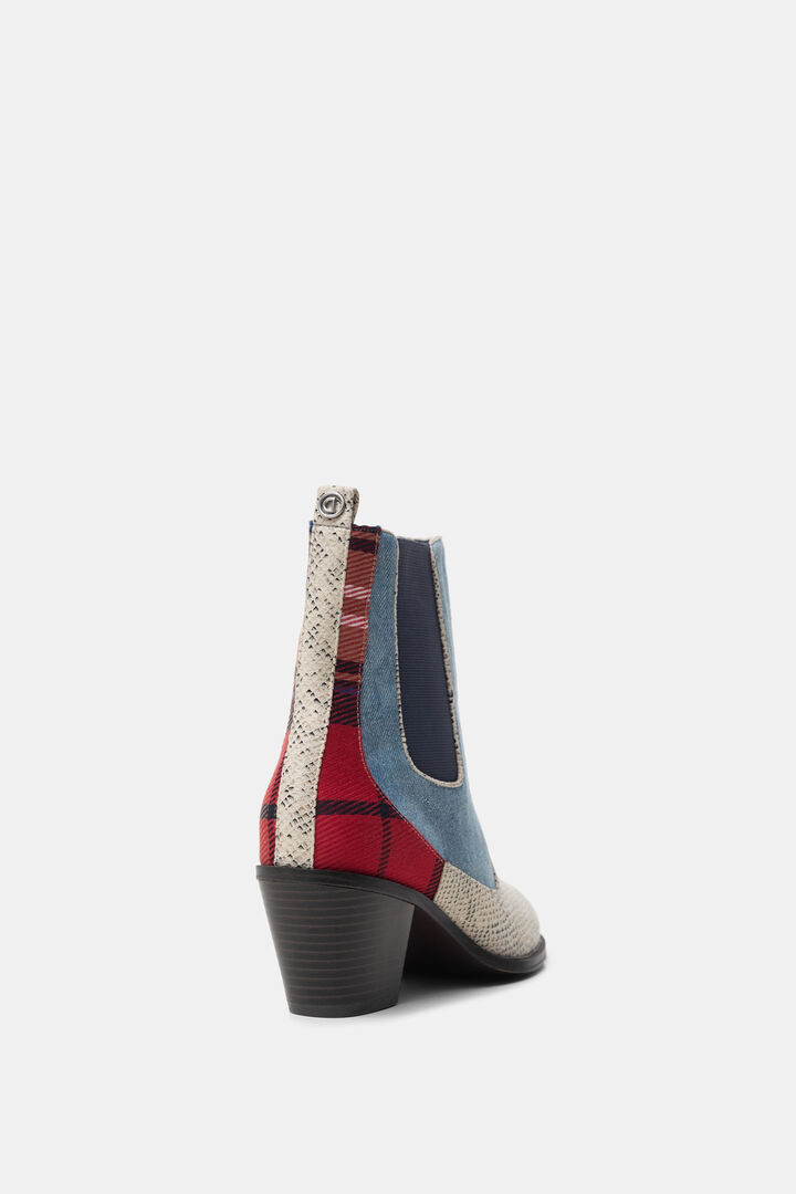 Botins cano médio patchwork | Desigual