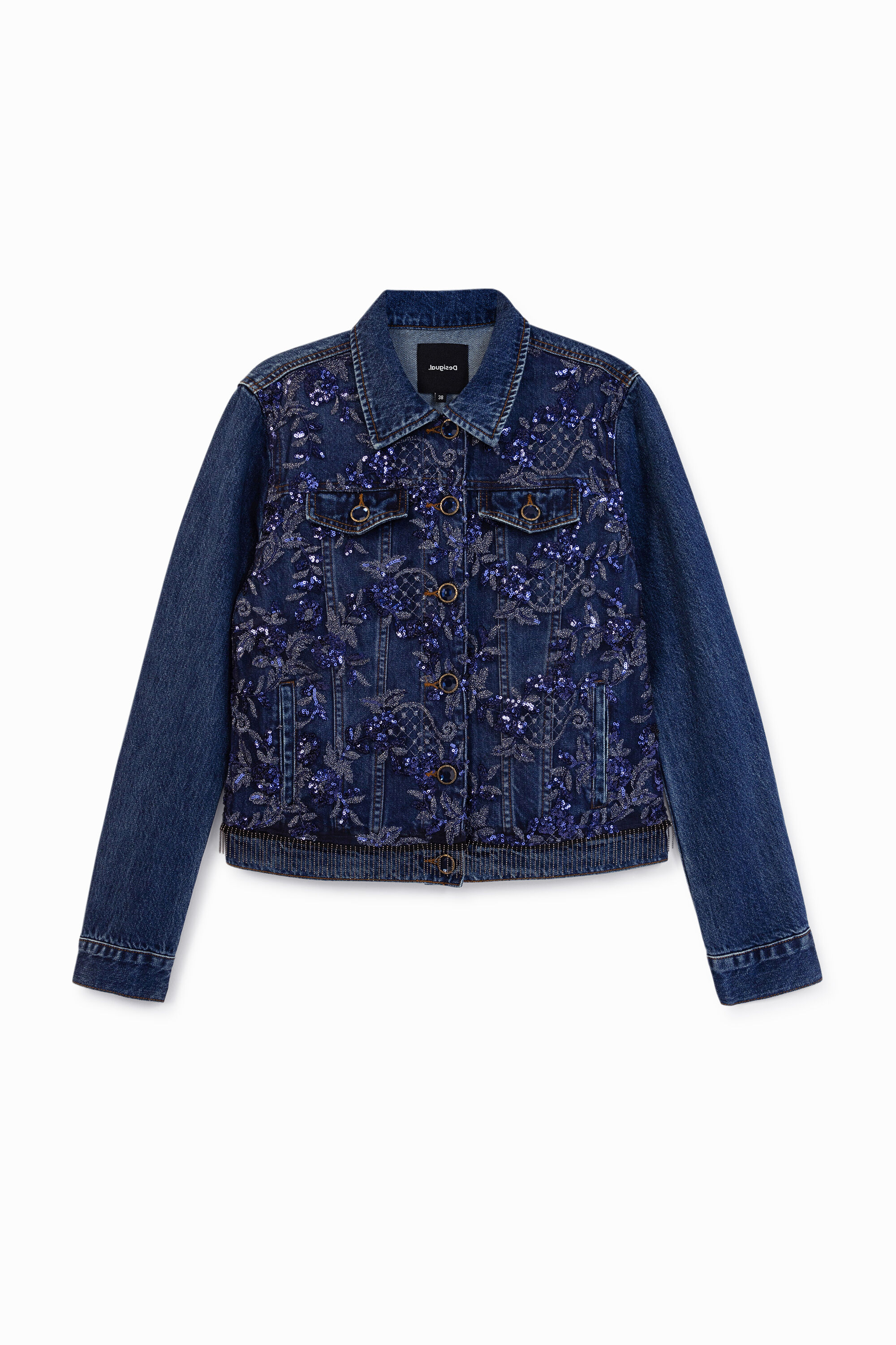 desigual blue jacket