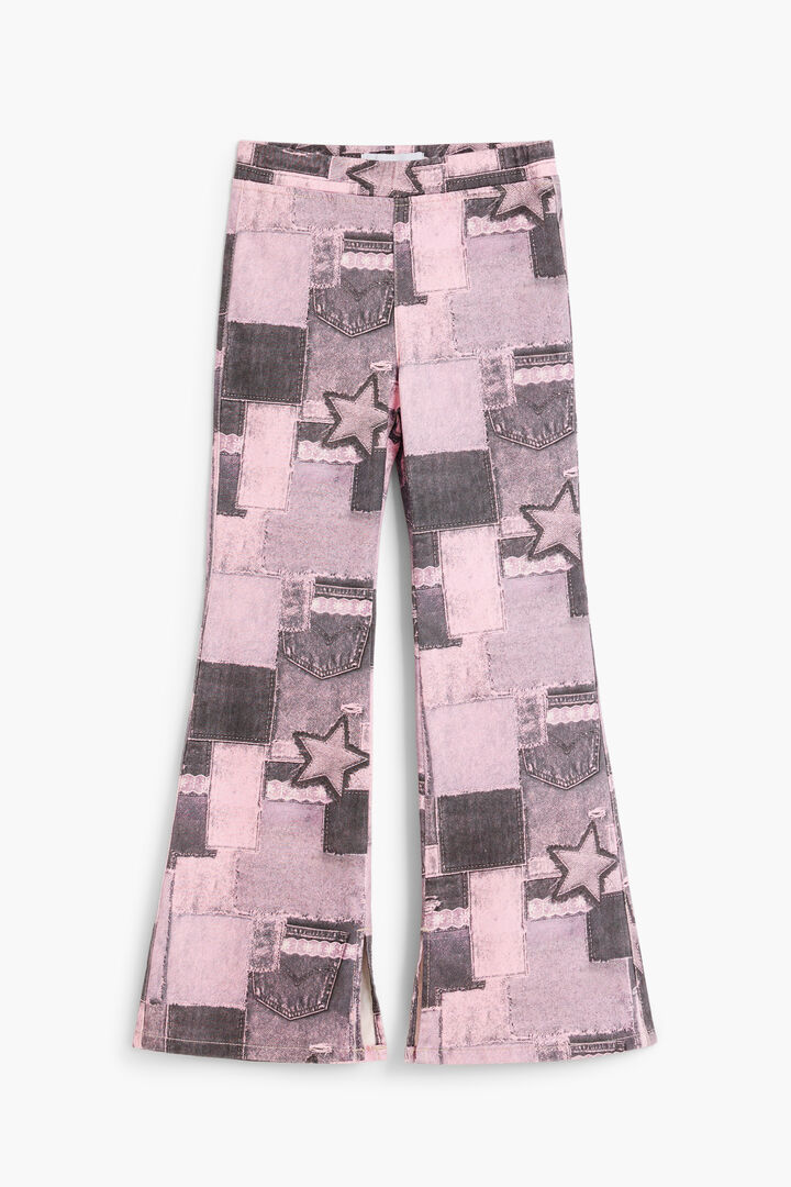 Leggings imprim&eacute;s patchwork