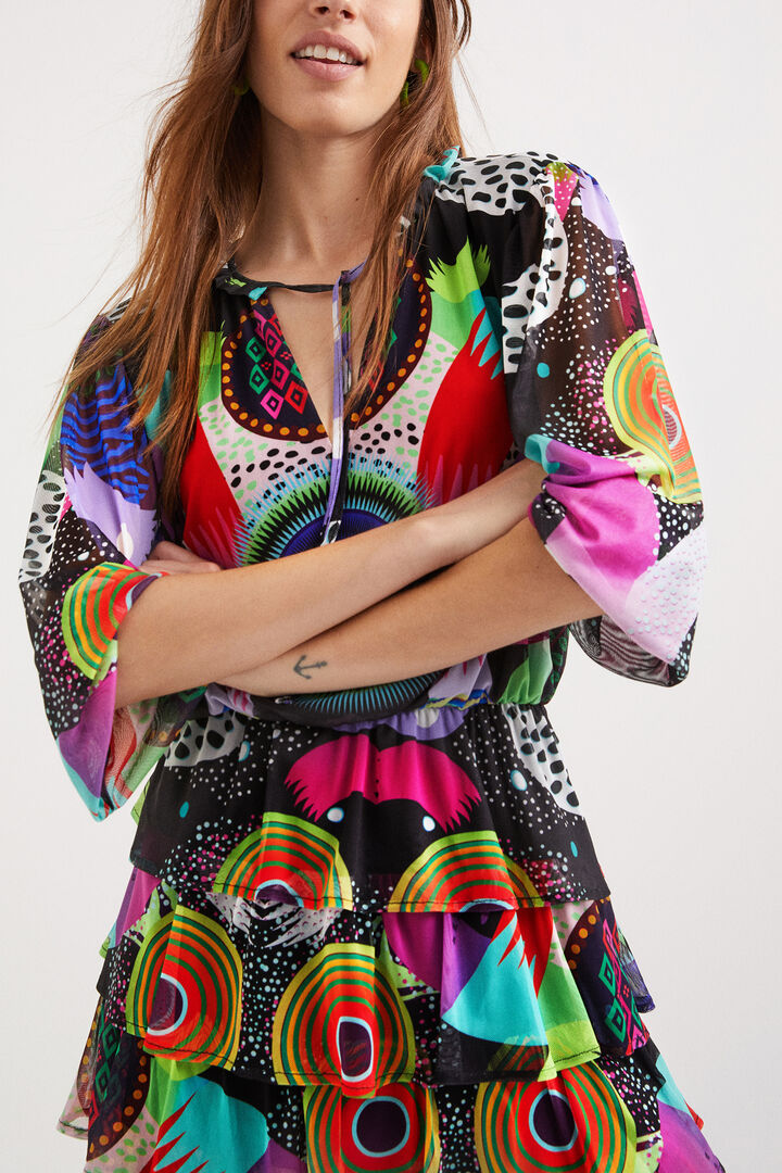 M. Christian Lacroix layered dress | Desigual