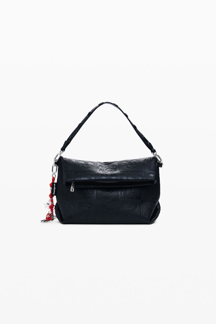 Borsa a tracolla effetto pelle Mickey™ media