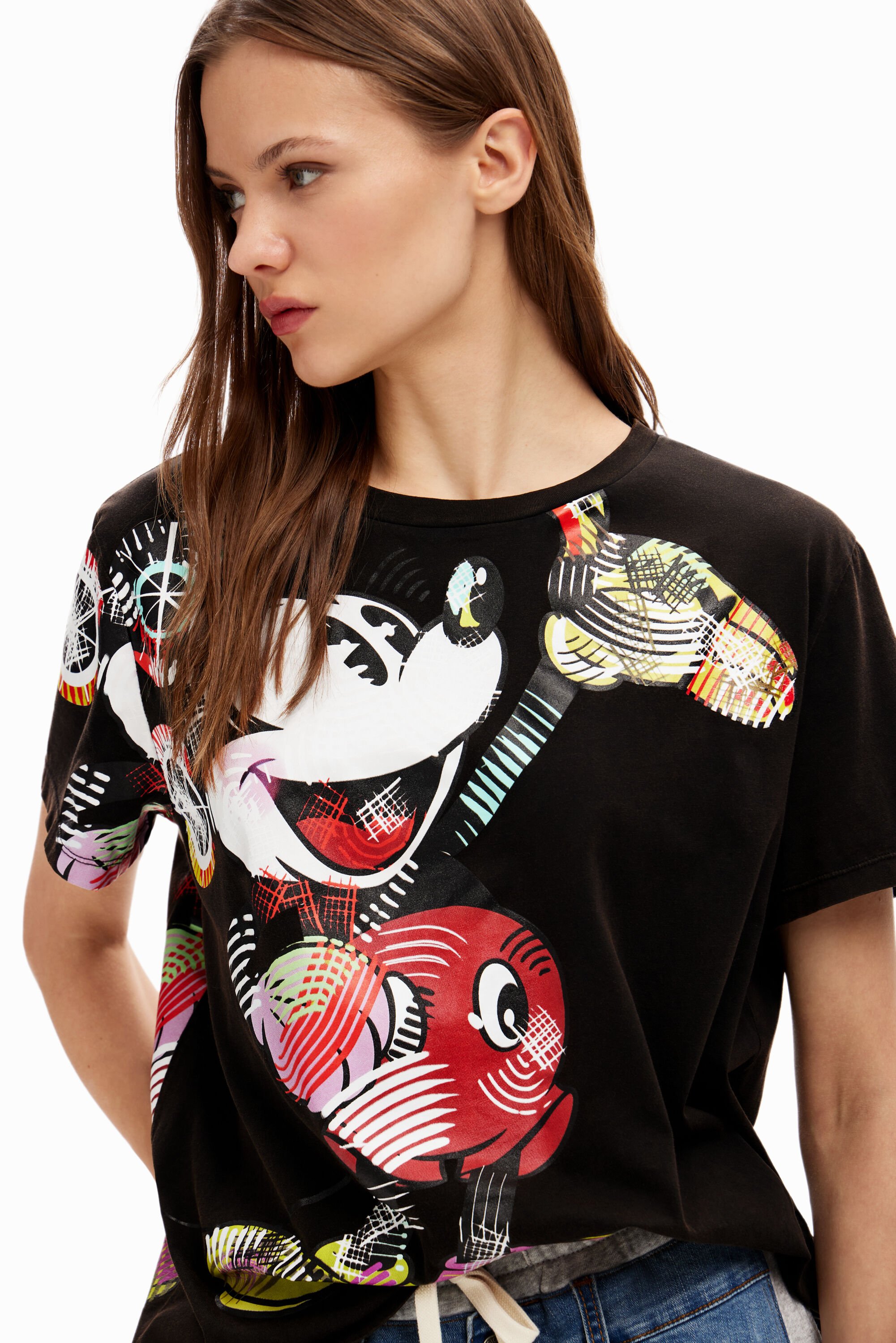 Camiseta arty Mickey Mouse