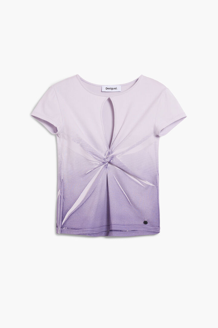 Short-sleeve T-shirt with opening | Desigual
