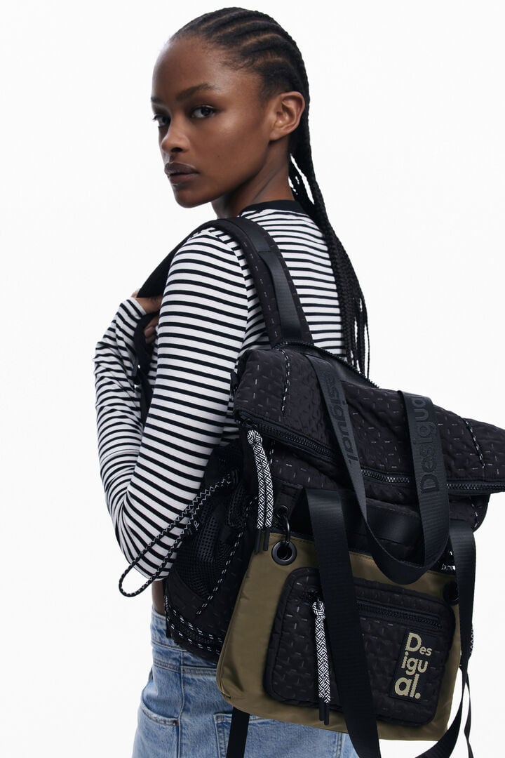 Mochila voyager multiposición grande | Desigual