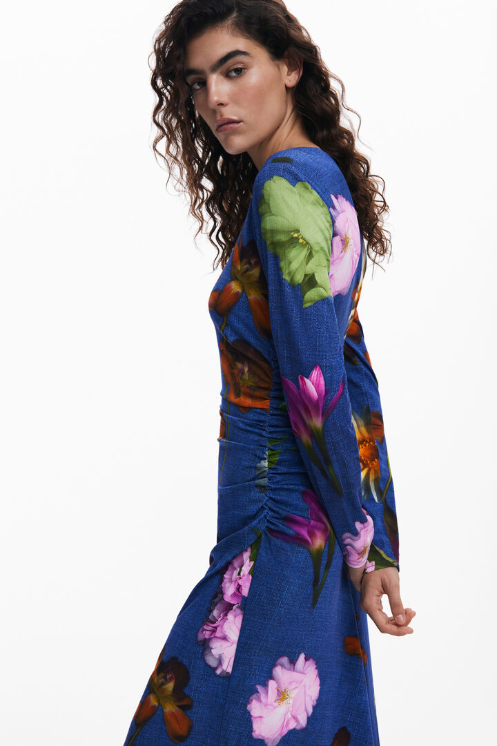 Robe midi asymétrique | Desigual