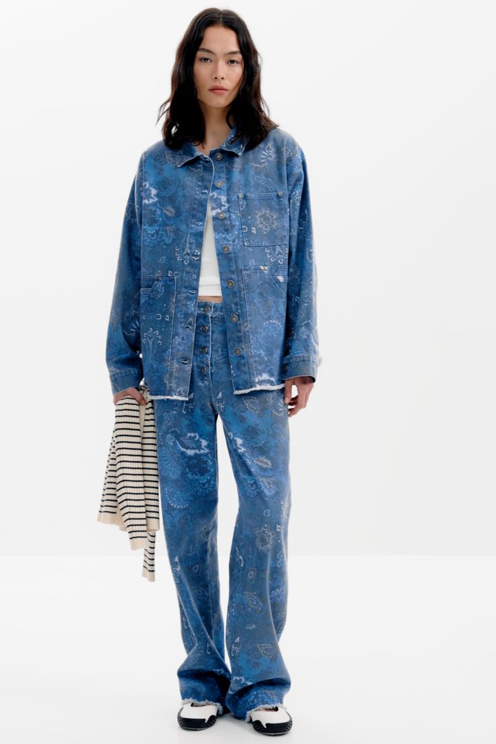 Frayed paisley jacket | Desigual
