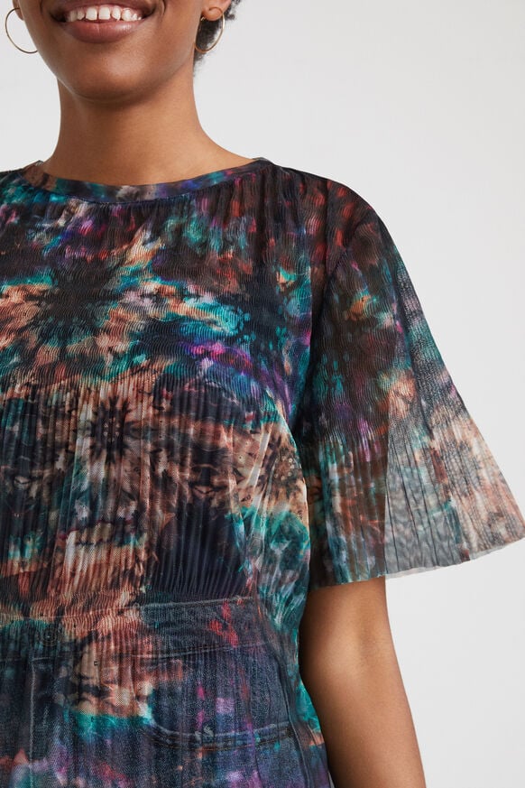 Tie-dye mesh T-shirt | Desigual