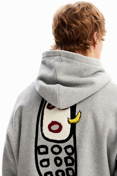 Sweat-shirt capuche téléphone | Desigual