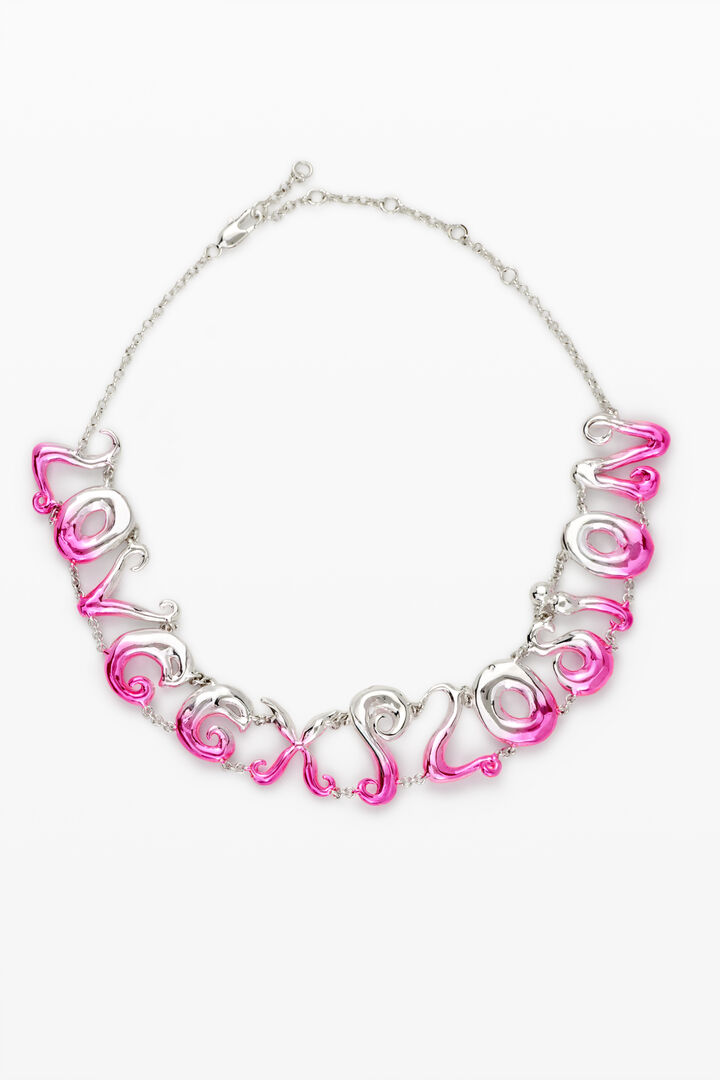 PENDANT PINK LETTERS ZALIO | Desigual