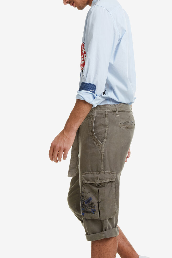 Khaki Cargo Shorts Eric | Desigual