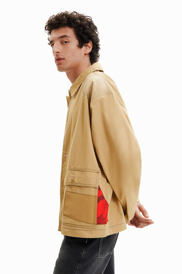 Worker jacket met patch | Desigual