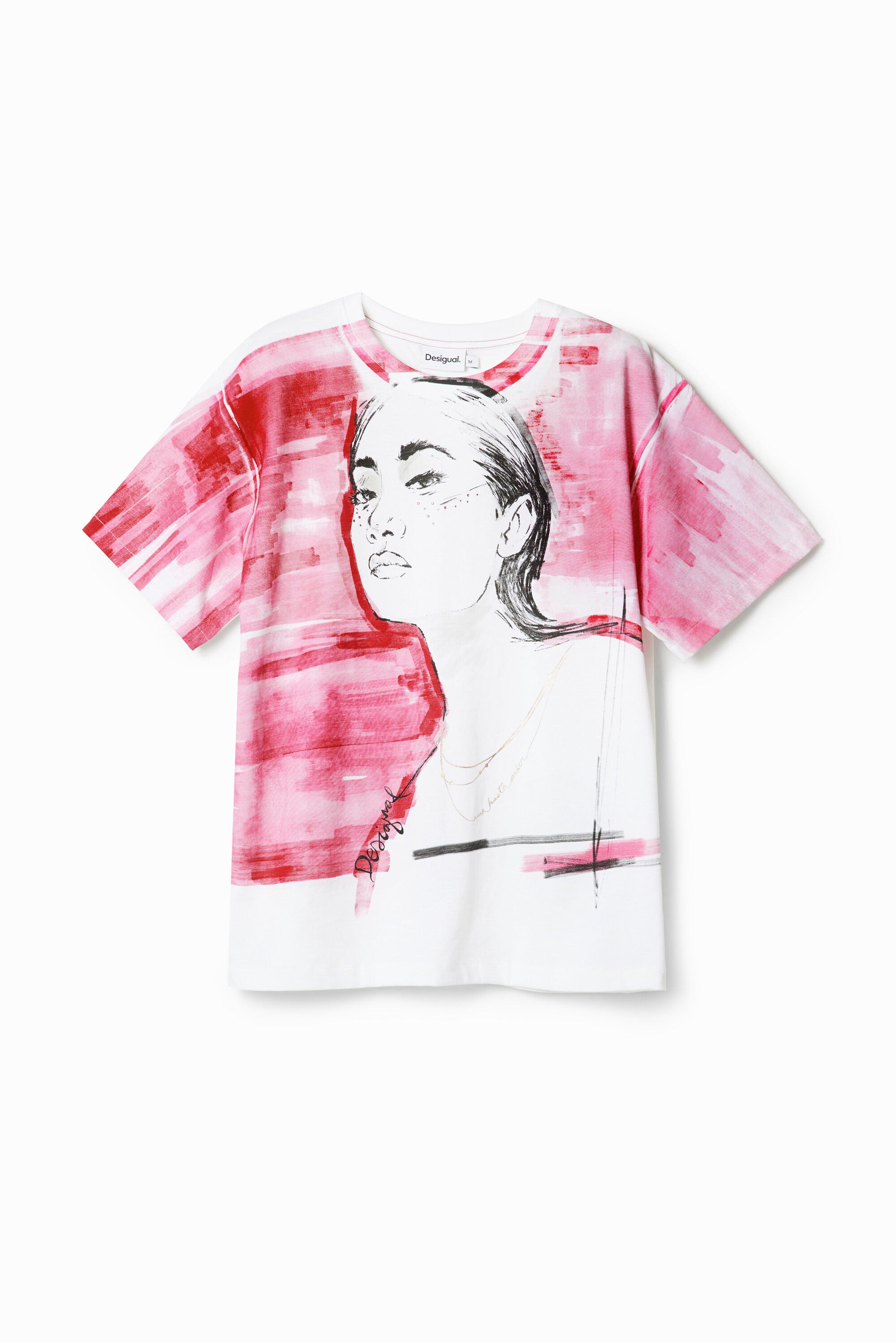 Desigual Girl illustration T-shirt