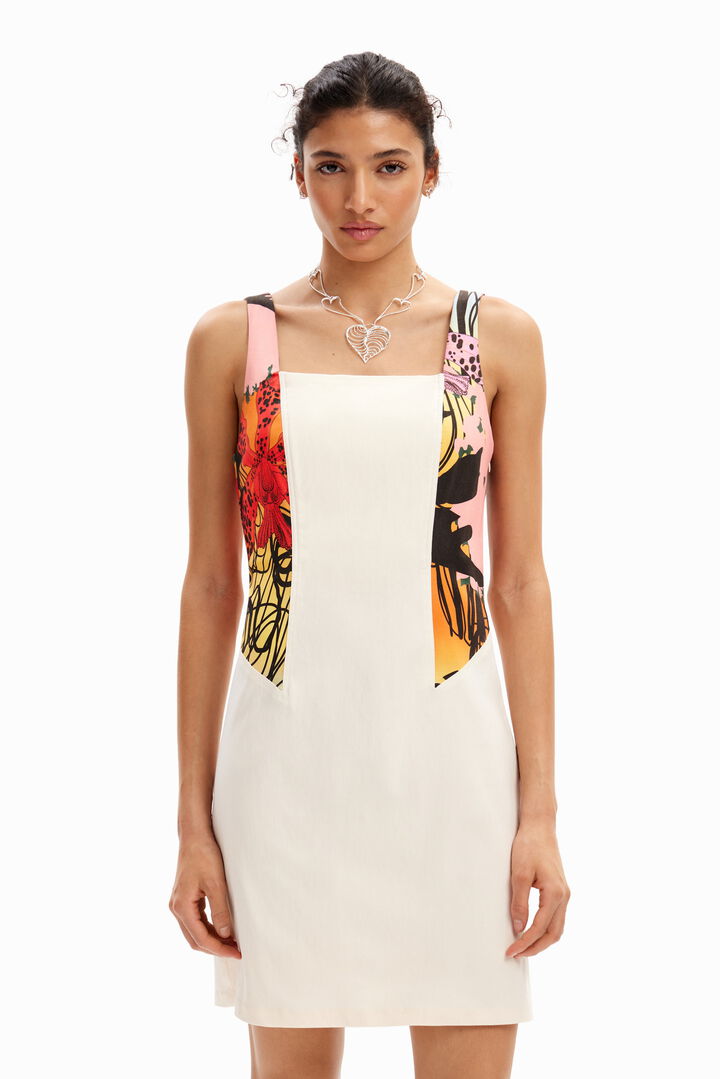 M. Christian Lacroix orchid mini dress | Desigual