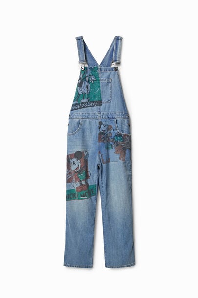 Mickey Mouse denim dungarees