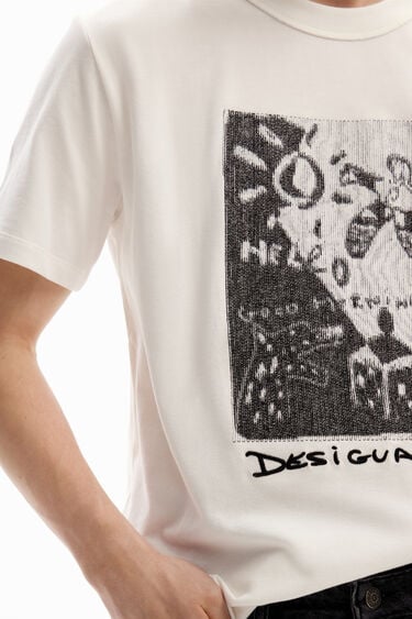 Arty embroidered T-shirt | Desigual
