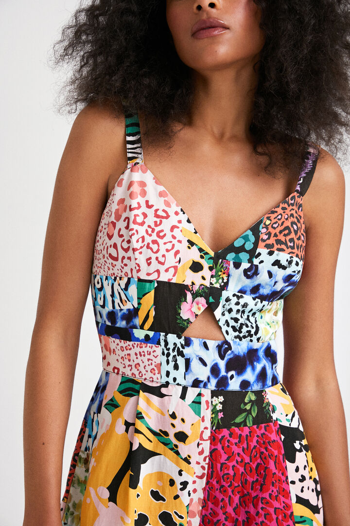 Printed patchwork jumpsuit | Desigual