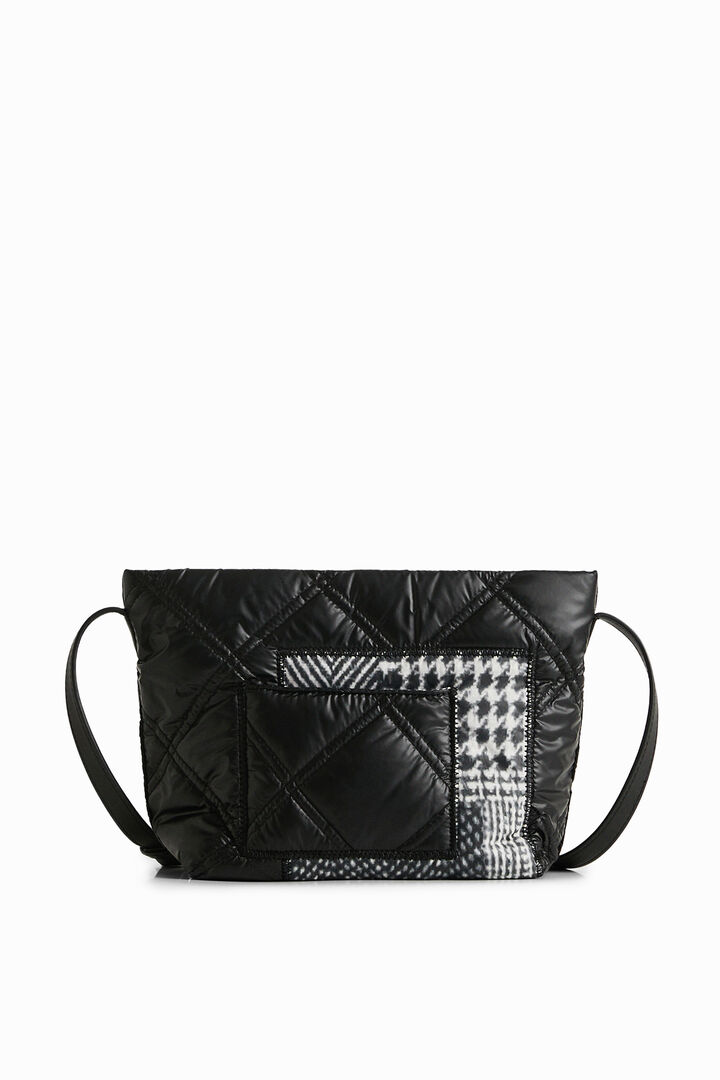 Bandolera pequeña patch pata de gallo | Desigual