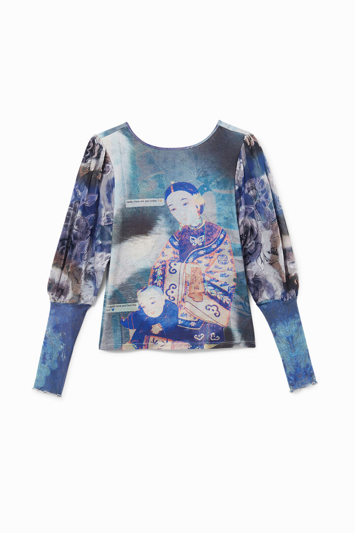 Camiseta manga abullonada arty | Desigual