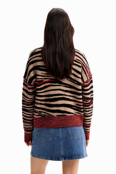 Jersey oversize cebra | Desigual