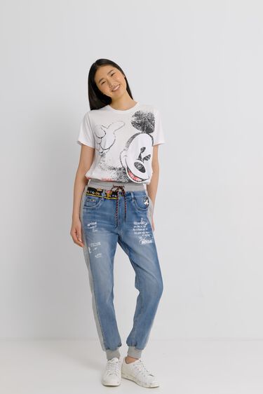 Disney’s Mickey Mouse jogger jeans | Desigual