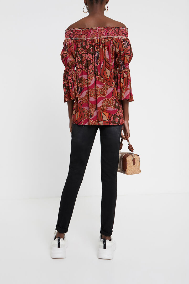 Boho off-shoulder blouse | Desigual